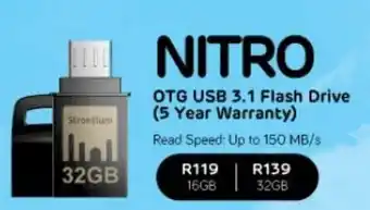 Computer Mania Nitro OTG USB 3.1 Flash Drive 32GB offer