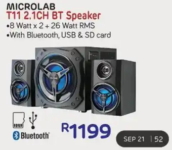 Computer Mania Microlab T11 2.1CH BT Speaker offer