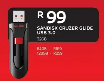Computer Mania Sandisk Cruzer Glide USB 3.0 32GB offer