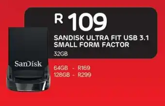Computer Mania Sandisk Ultra Fit USB 3.1 Small Form Factor 32GB offer