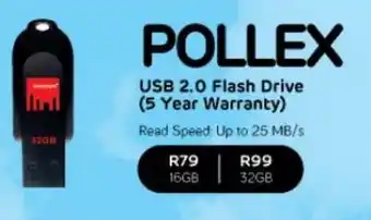 Computer Mania Pollex USB 2.0 Flash Drive 32GB offer