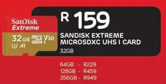 Sandisk Extreme Microsdxc UHS I Card 32GB