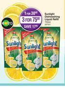 Dis-Chem Sunlight dishwashing liquid refill-750ml offer