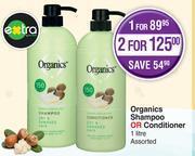 Dis-Chem Organics shampoo or conditioner assorted-1l offer