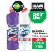 Dis-Chem Domestos thick bleach assorted-750ml each offer