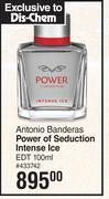 Dis-Chem Antonio banderas power of seduction intense ice edt-100ml offer