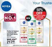 Dis-Chem Nivea perfect & radiant luminous 630 anti dark marks serum assorted-50ml each offer