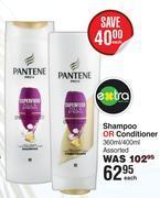 Dis-Chem Pantene shampoo or conditioner assorted-360ml/400ml each offer