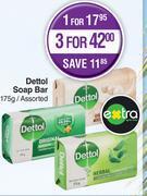 Dis-Chem Dettol soap bar assorted-for 1 x 75g offer