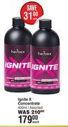 Herbex ignite x concentrate assorted-400ml each