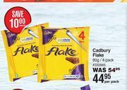 Dis-Chem Cadbury flake 80g (4 pack) 332665-per pack offer