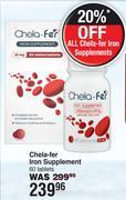 Dis-Chem Chela-fer iron supplement-60 tablets offer