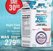 Dis-Chem Npl night time burn-90 capsules offer
