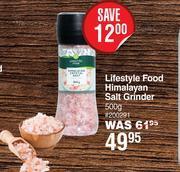 Lifestyle food himalayan salt grinder 200291-500g