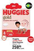 Dis-Chem Huggies jumbo pack gold nappies sizes 2-5-per pack offer