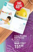 Dis-Chem Munchkin colour buddies bath bombs 20 piece offer