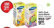 Dis-Chem Purity 100% fruit juice blend assorted-200ml each offer