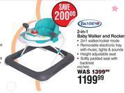 Dis-Chem Bambino 2 in 1 baby walker & rocker offer