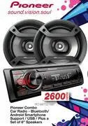 AutoZone Pioneer combo car radio pio.mxts216bt offer