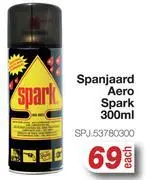 AutoZone Spanjaard aero spark spj.53780300-300ml each offer