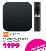 Game Xiaomi 4k ultra hd tv box s offer