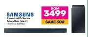Game Samsung essential c-series soundbar hw-c offer