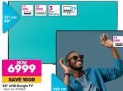 Game Skyworth 50 (127cm) uhd google tv offer