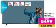 Game Hisense 43 (109cm) uhd smart tv 43a6k offer