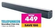 Game Telefunken soundbar tsb-018 offer