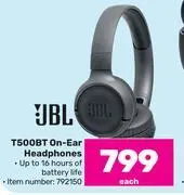 Game Jbl t500 bt on ear headphones-each offer