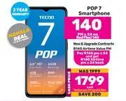 Game Tecno pop 7 smartphone-each offer