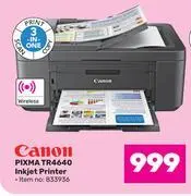 Game Canon pixma tr4640 inkjet printer offer