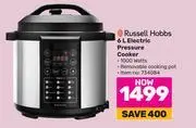 Game Russell hobbs 6l electric pressure cooker offer