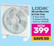 Game Logik 30cm box fan kyt30-tx6 offer