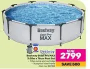 Game Bestway steel pro max 3.05m x 76cm pool set offer