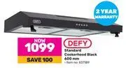 Game Defy standard cookerhood black 600mm offer