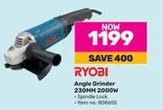 Game Ryobi angle grinder 230mm 2000w offer