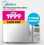 Game Midea 36l microwave oven silver offer
