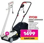 Game Ryobi 1200w lawnmower combo offer