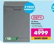 Game Defy 13-place dishwasher offer