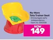 Game Nu ware tots trainer seat offer