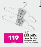 Game Ethnix hang-on wire hangers-10s each offer