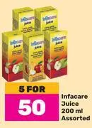 Game Infacare juice assorted-for 5 x 200ml offer