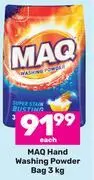 Game Maq hand washing powder bag-3kg each offer