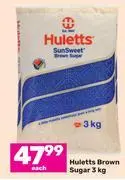 Huletts brown sugar-3kg each