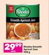 Game Rhodes smooth apricot jam-900g each offer