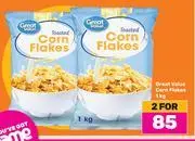 Game Great value corn flakes-for 2 x 1kg offer