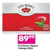Game Five roses tagless teabags-200s offer