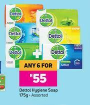 Game Dettol Hygiene Soap Assorted-For Any 6 x 175g offer
