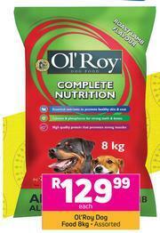 Game Ol'Roy Dog Food Assorted-8Kg Each offer